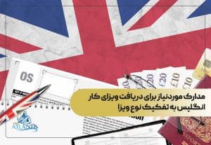 مدارک موردنیاز برای دریافت ویزای کار انگلیس به تفکیک نوع ویزا