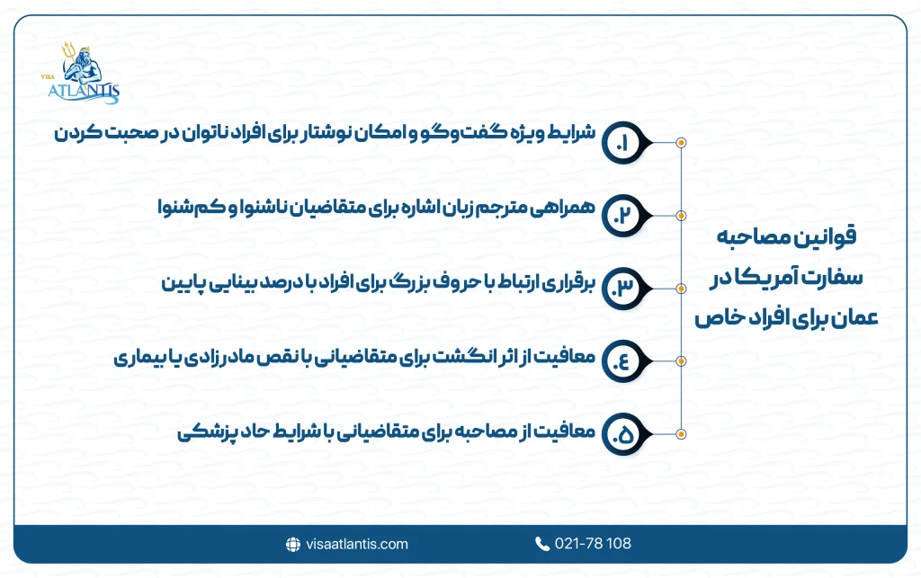 مصاحبه سفارت آمریکا در عمان
